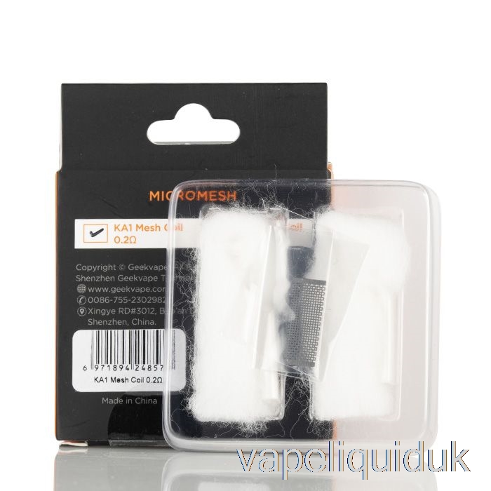 Geek Vape ZEUS X MicroMesh Sheet Coils (2 SHEETS) 0.2ohm KA MicroMesh Coils Vape Juice